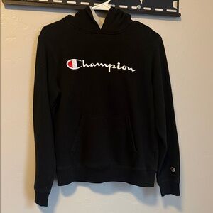 Champion Black Pullover Hoodie